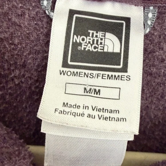 The North Face Women's TKA 100 Grape Fleece Full Zip Hoodie - Size Medium - Picture 3 of 12